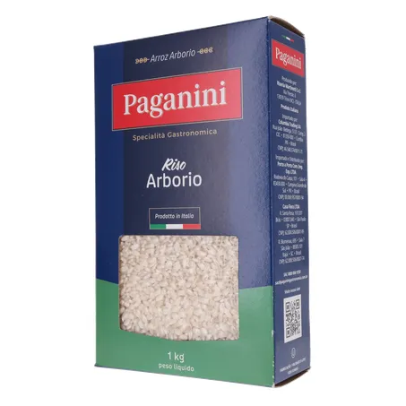 Arroz Arbório Paganini Caixa 1Kg 360-3