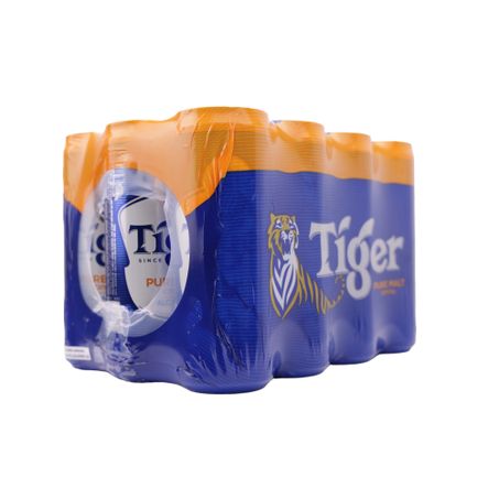 Cerveja Tiger Puro Malte Crystal Lata 350ml - Pacote com 12un - 4.2lt 360-52