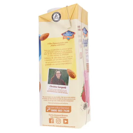 ALIMENTO COM AMÊNDOA BLUE DIAMOND BAUNILHA 1L 360-11