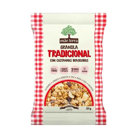 Granola mae terra caseira tradicional 250g