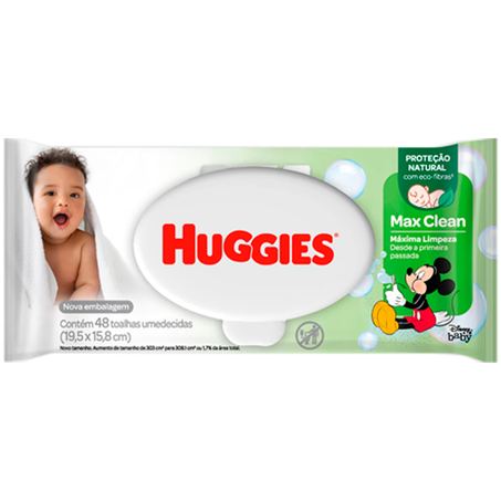 Lenco umedecido higiene superior huggies c/48un