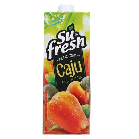 Bebida de Fruta Adoçada Su Fresh Caju Caixa com Tampa 1lt