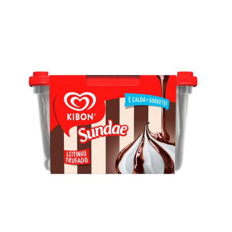 SORVETE KIBON SUNDAE LEITE TRUFADO 1.4L