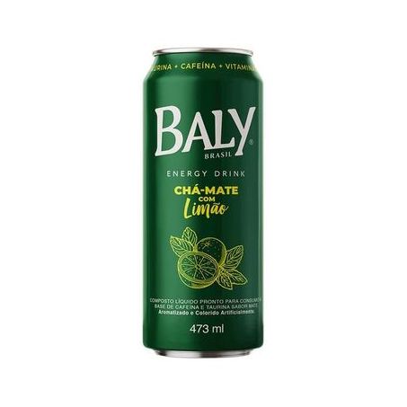 ENERGETICO CHA MATE C/LIMAO BALY 473ML