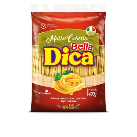 MASSA BELLA DICA C/OVOS CASEIRA B4 400 G          