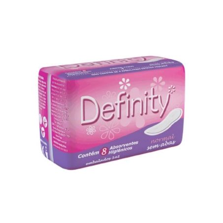 Absorvente suave sem abas definity c/8un