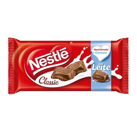 CHOCOLATE BARRA NESTLÉ CLASSIC AO LEITE 100G