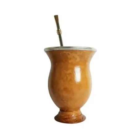 Conjunto cuia taca lisa p/chimarrao mich