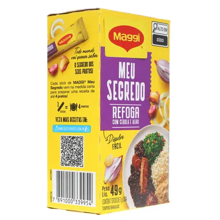 TEMPERO MAGGI MEU SEGREDO ALHO E CEBOLA 49G 360-31
