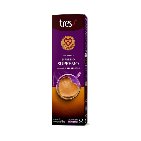 Cápsula Tres 80g - Espresso Supremo