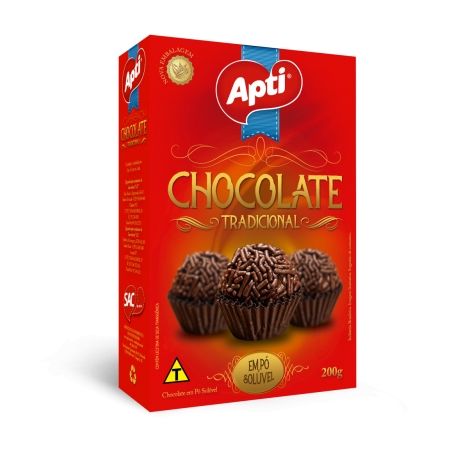 Achocolatado em Pó Apti Embalagem 200G