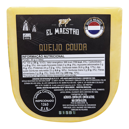 Queijo Gouda El Maestro Kg