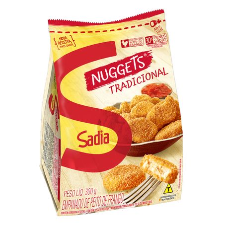 EMPANADO DE FRANGO TRADICIONAL SADIA NUGGETS