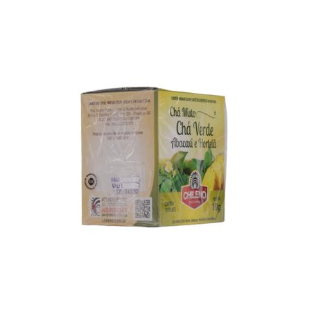 Chá Misto Chileno Chá Verde, Abacaxi, Hortelã e Erva-Mate Caixa com 10un - 10gr 360-21