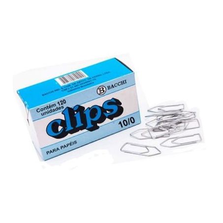 CLIPS N.10/0 GALVANIZADO BACCHI CAIXA C/120UN