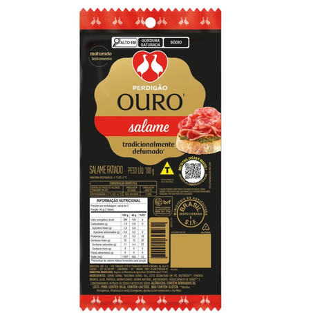 SALAME DEFUMADO PERDIGAO 100G