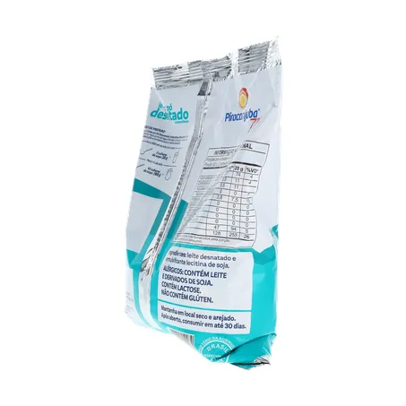 Leite em Pó Piracanjuba Desnatado Instantâneo Pacote com  400G 360-24