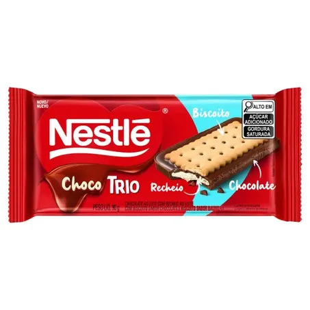 Chocotrio nestle 90g baun