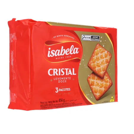 BISCOITO ISABELA CRISTAL 414G 360-32