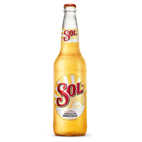 Cerveja sol pilsen 600ml