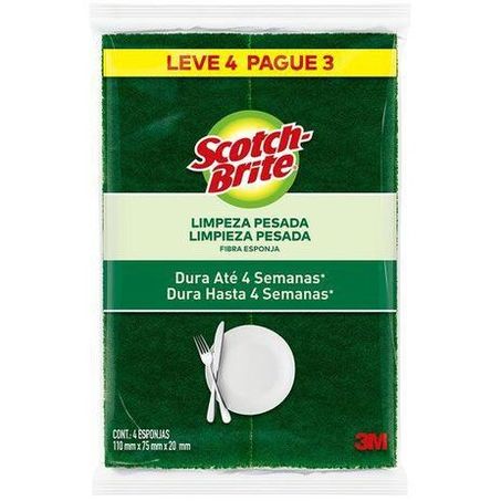 Esponja 3m scotch brite profunda l4 p3