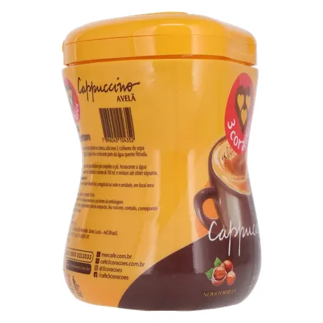 Cappuccino 3 Corações Avelã Pt 200g 360-29