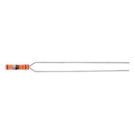 Espeto Grilazer Duplo 75cm 4mm Gr0203 Prata