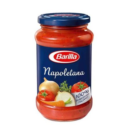 Molho de Tomate Barilla Napoletana com Cenoura Pote de Vidro 400gr