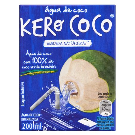 Água de coco esterilizada kero coco