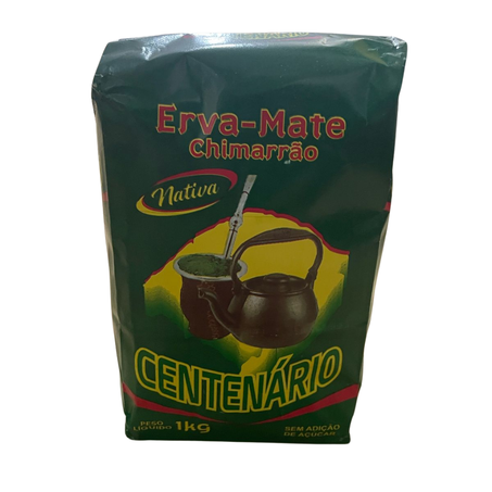 Erva mate centenario 1kg tradicional