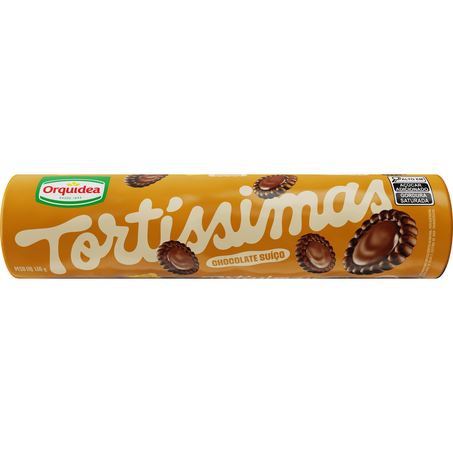 BISCOITO TORTÍSSIMAS ORQUÍDEA CHOCOLATE SUÍÇO 130G