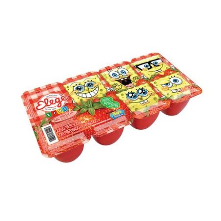 PETIT SUISSE ELEGE BOB ESPONJA 320G MORANGO