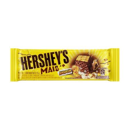 Chocolate Wafer Hersheys Mais Amendoim Embalagem 115G