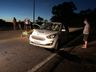 VÍDEO: Colisão envolvendo três carros deixa feridos na BR-282 em SMO
