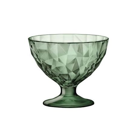 Taça sobremesa verde diamond 220ml 302255