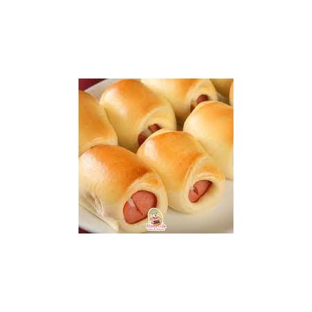 LANCHE ENROLADO SALSICHA FRITO BREAD KING UN