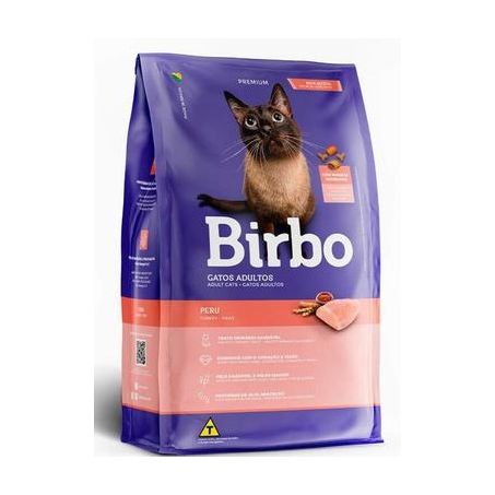 Alimento para gatos adultos peru birbo pacote 1kg