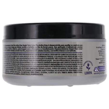 MÁSCARA CAPILAR SERGIO PARIS DESAMARELADOR PRO ACTIVE POTE 250G 360-2