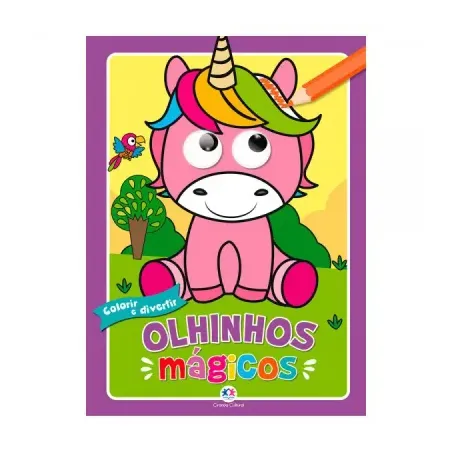 Livro Ciranda Cultural Olhinhos Magicos Colorir