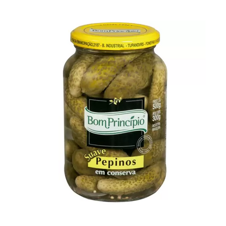 Pepinos em conserva bom princípio