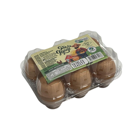 Ovos vermelhos organic sitio gigante 6un