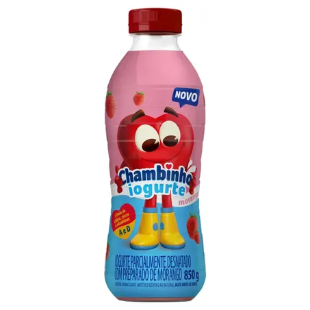 Iogurte Chambinho Morango 850g