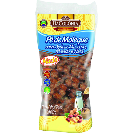 Pé de moleque dacolônia com nata 300g