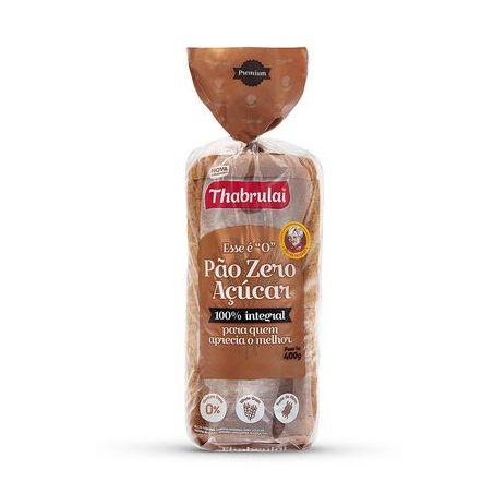 PAO THABRULAI 400G INTEGRAL ZERO ACUCAR