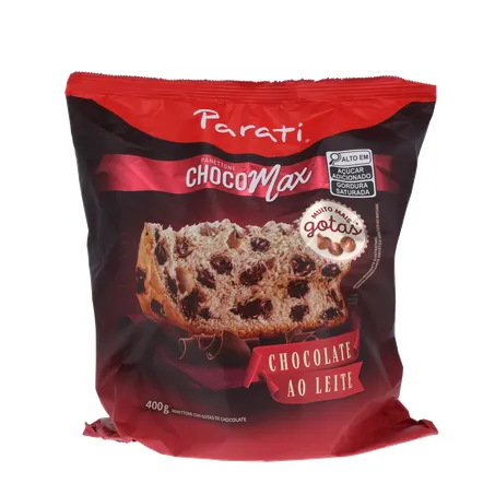 Panettone Parati Choco Max Ao Leite Sache com 400G