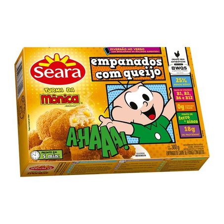 Empanado Frango Seara 300g Tm Monic Chikenitos Queijo