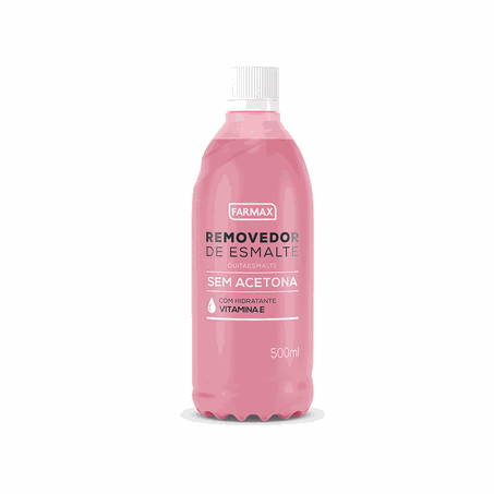 Removedor de esmalte farmax s/acetona 500ml.
