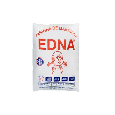 FARINHA DE MANDIOCA EDNA 1KG