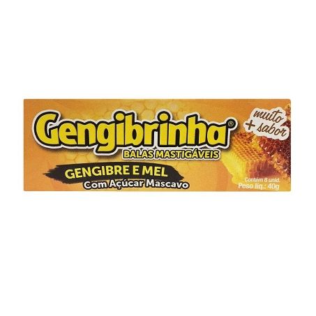 Gengibrinha Mascavo Mel Flora 40G