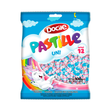 Bala Docile Mini Unicórnio 100G